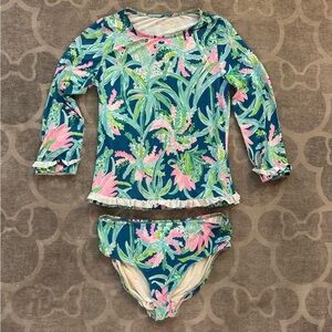 Lilly Pulitzer UPF 50+ Swim Rashguard Set
Style: Margo
Pattern: Sweet Escape